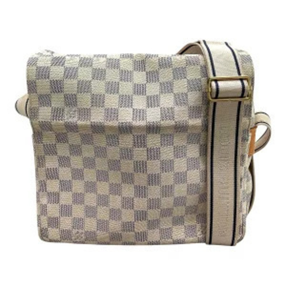 Louis Vuitton Damier Azur White Naviglio Bag Shoulder